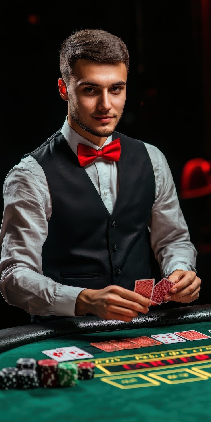 Tarung Mesin live dealer match setup on slotbom888 mobile app